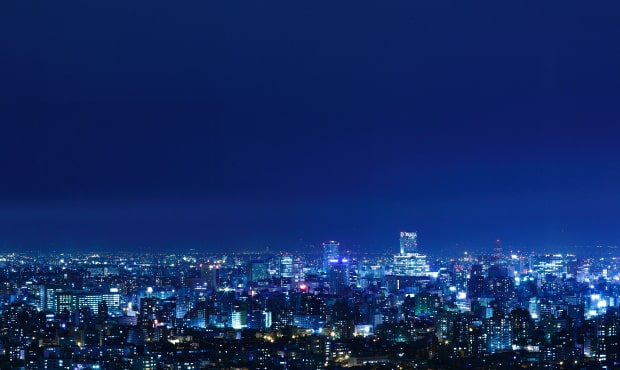 眼下に広がる日本新三大夜景